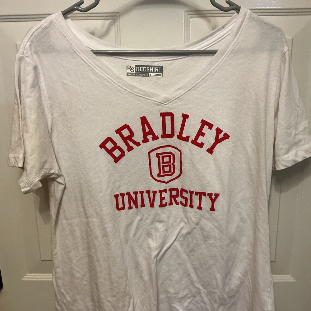 Redshirt Women's Bradley University White Tee